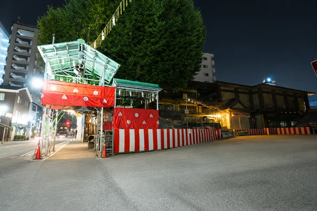 博多祇園山笠の準備風景